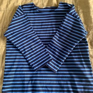 Everlane Breton striped long-sleeve shirt